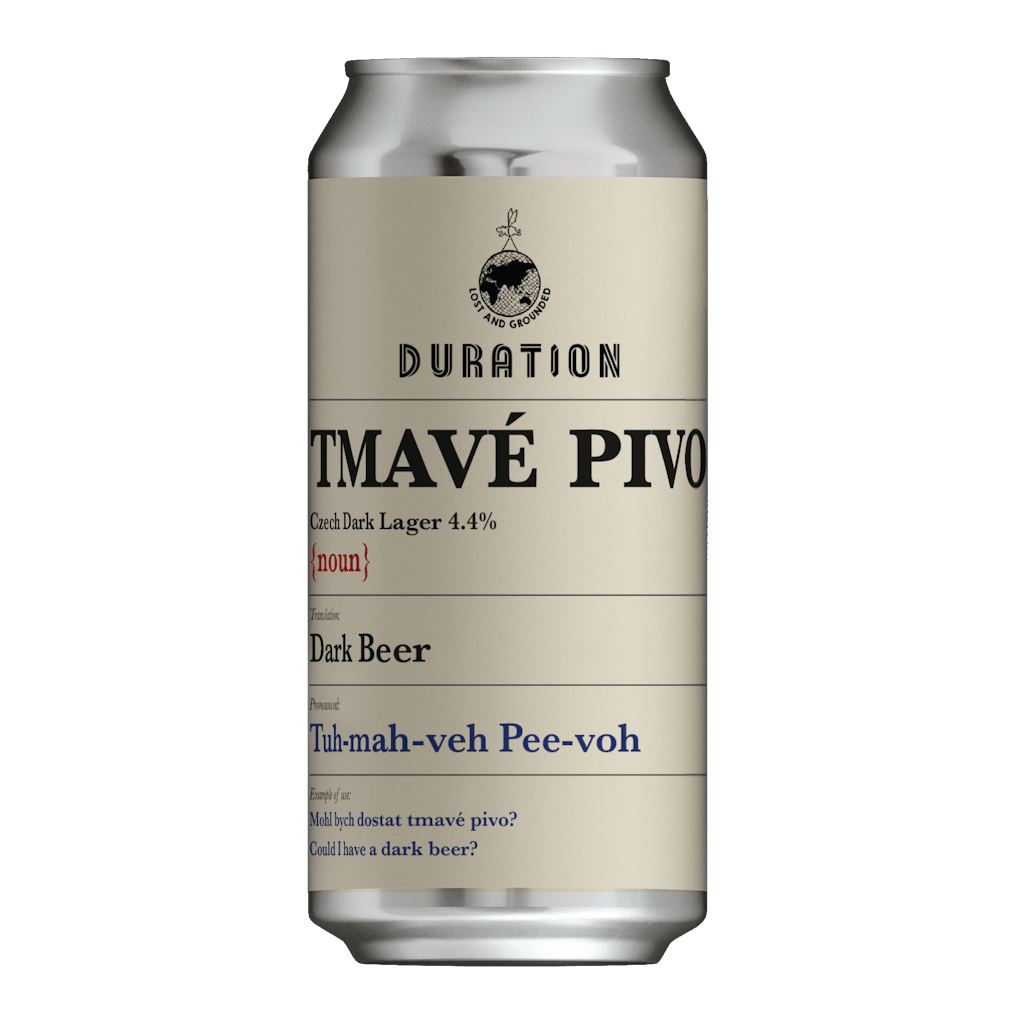 Duration Brewing - Tmave Pivo (Lost & Grounded)   4.4%