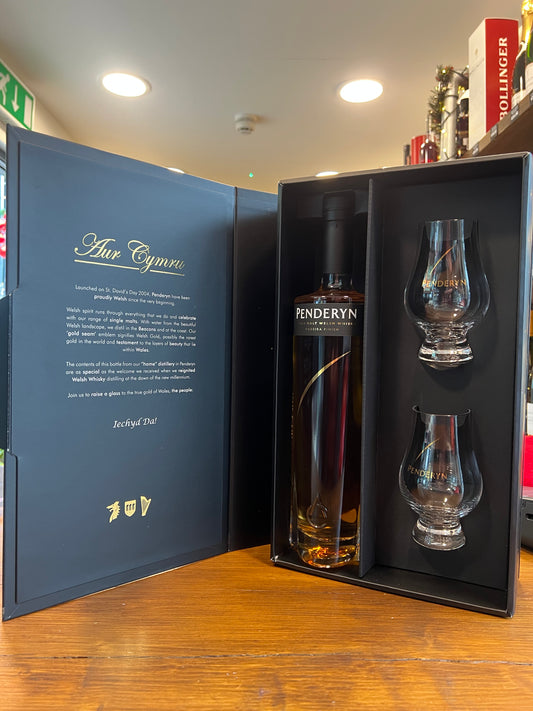 Penderyn - Penderyn Maderia & 2 Glass Gift Set   46.0%