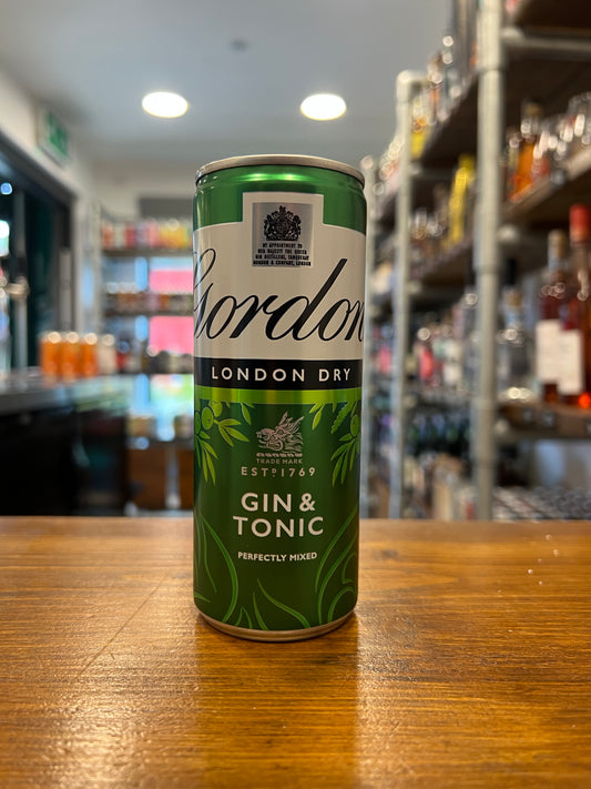 Lockup Bottle Shop - Gordons - Gin & Tonic   5.0%