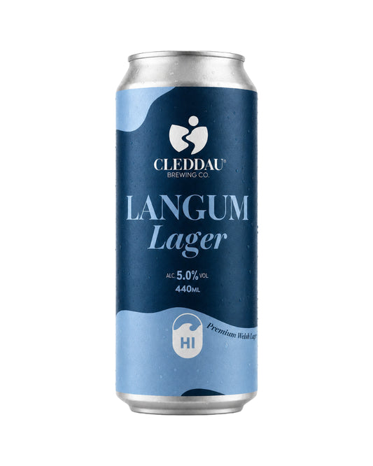 Cleddau Brewing - Langum Lager - HI   5.0%